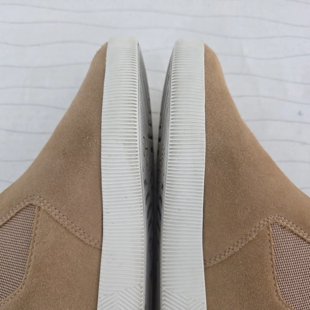 Sorel Womens Chelsea Out N About Tan Suede Hidden Wedge Shoes NL4911-253 Sz 7.5